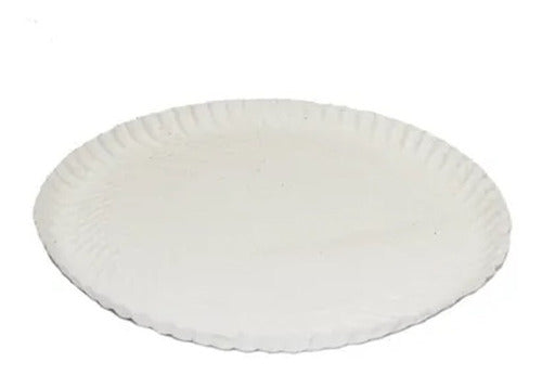 Pack of 100 White Cardboard Tray Nº 16 0