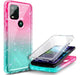 Fundas Para Motorola Moto G Stylus 5g Glitter Pink/aqua 0