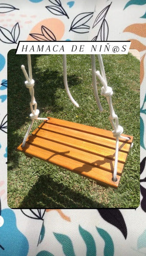 Combo Baby Swing + Children's Swing + Chains + Stakes and Stand 3