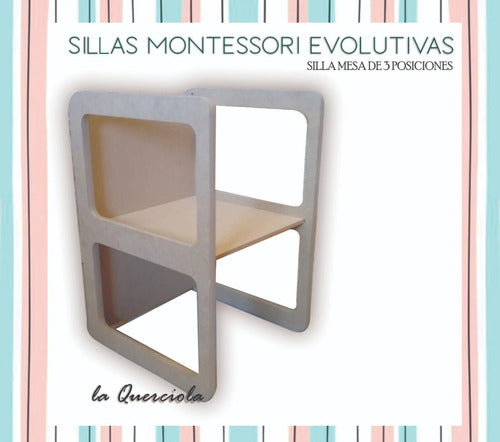 La Querciola Sillas Montessori Evolutivas Combo X 3 3