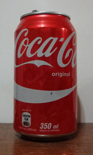 Lata Coca Cola 2018 350ml Chile Vacía Detalles 0