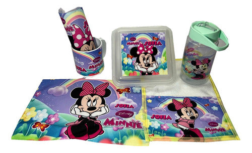 Garden Set with Mug, Bottle, and Plastic Container Minnie 0