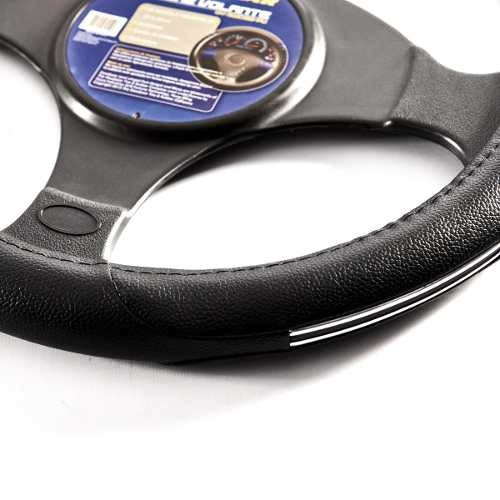 Goodyear Steering Wheel Cover - Padded Synthetic Leather 4