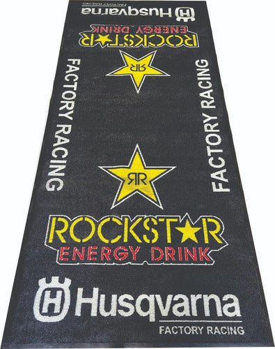 QPG Personalized Rug 90x200 + Logo + Motocross Design 1