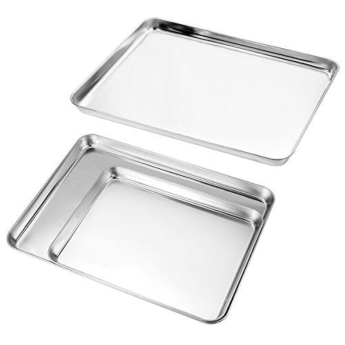 HKJ Chef Baking Pans Set of 3 - Baking Sheets 1