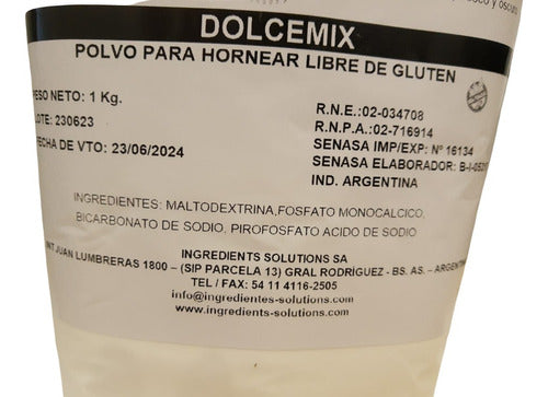 Dolcemix Baking Powder Gluten-Free 1 Kg 1