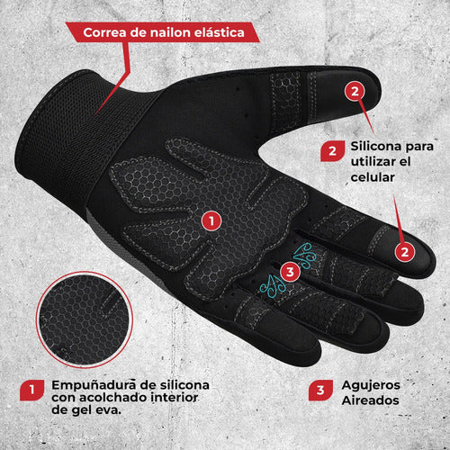 RDX Gym Fitness Full Finger Gloves 1