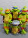 Tortugas Ninja Porcelana Fría Adorno De Torta + Vela 4