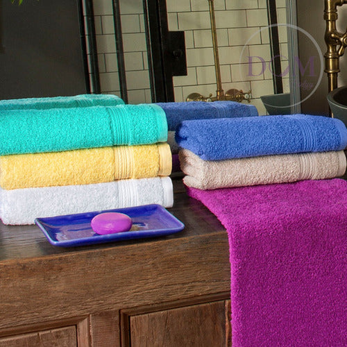 Rainbow Hotel Towel Set - TIM Model 100% Natural Cotton 2