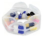 Siena Set of 20 Round Pill Organizers with 7 Compartments 1