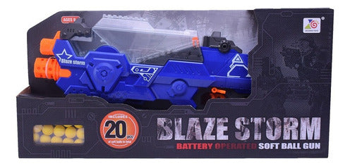 Battery-Powered Blaze Storm Ball Shooting Laser Gun Nerf Type 3