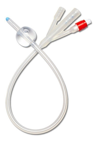 Well Lead Foley Catheter 3-Ways 100% Silicone with Balloon X Unit 0