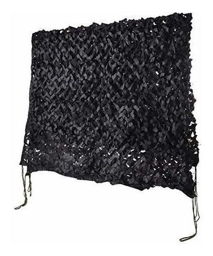 Red De Camuflaje/ Sombra Para Camping Caza Deco 3x4m Negro 0