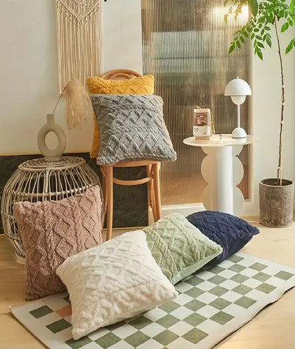 Set of 2 Decorative Pillow Covers 45*45cm - Fancy House 2