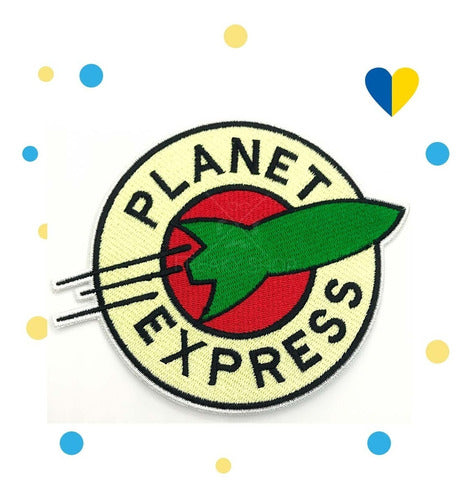 Parche Futurama Planet Express 13 Cm Termoadhesivo 0