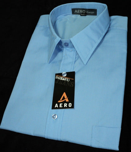 Short-Sleeve Shirt with Pocket - Sizes 56 to 60 - Aero 7