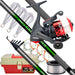 Okuma Combo Kit Pesca Reel Caña Caja Super Completa Expertos 0