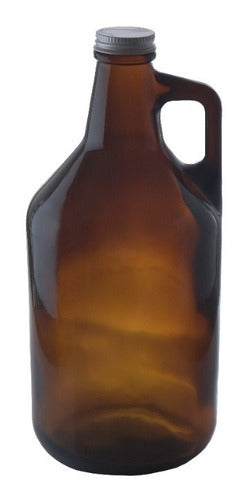 Rigolleau 12 Botellones Growler Americano Ambar Cerveza C/tapa 1.9 Lt 0