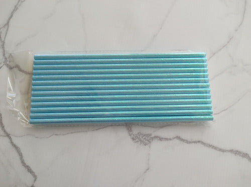 Metallic Iridescent Polypaper Straws - Pack of 25 12