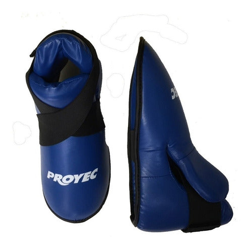 Proyec Taekwondo Kick Boots Foot Protectors - PU Leather Kick Pads 8