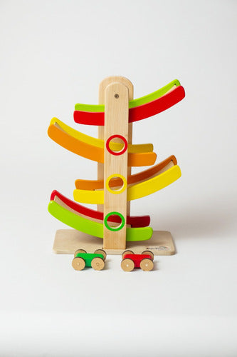 KURIMI Adventurous Cars Wooden Track Set 5