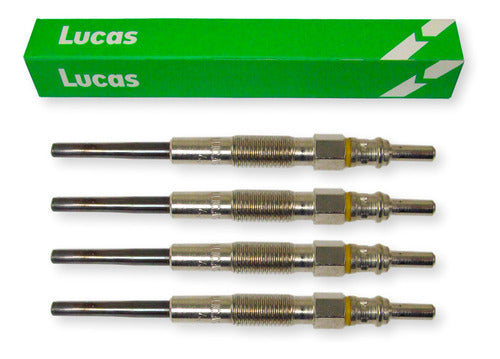 Lucas Kit 4 Glow Plugs for Chevrolet Captiva 2.0td (c) 0