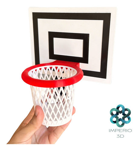 IMPERIO 3D Basketball Hoop Desk Pen Holder 2