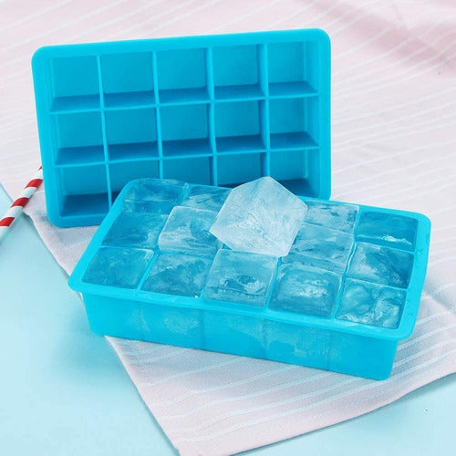 Todosilicona Large Ice Cube Tray - 15 Cubes of 3.5 cm Each for Whisky & Baking 5