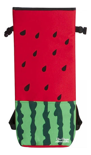 On-Stage GBU4203WM Soprano Ukulele Bag, Watermelon Print 0