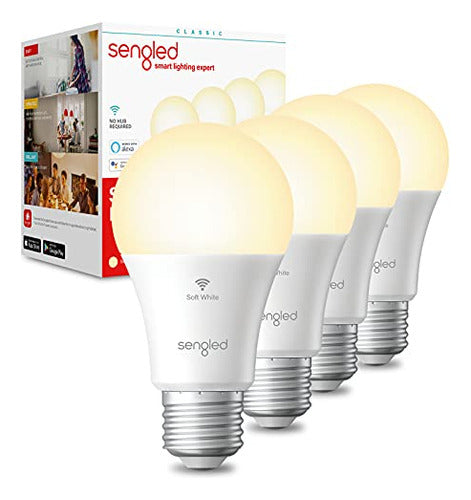 Sengled Smart Light Bulbs with Alexa, WiFi A19 Soft White LED Bulbs 0