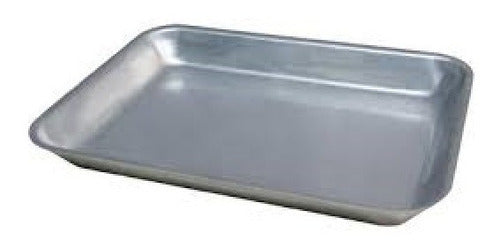 Almandoz Aluminum Grilling Tray Reinforced 37x28x5 cm No. 4 0