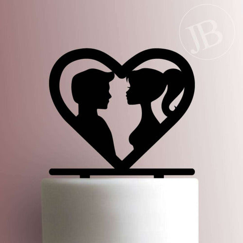 Cake Topper Adorno Torta - Barbie Y Ken Personalizable 1