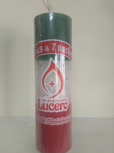 Lucero Velones 7 Días Y 7 Noches Combinados, Rojo/verde 6