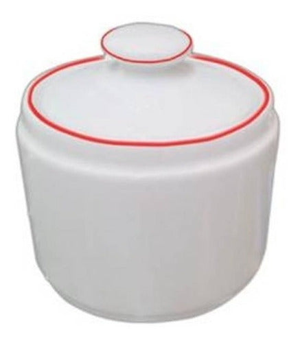 Porcelain Tea Sugar Bowl Bazar Tableware Tsuji 455 0