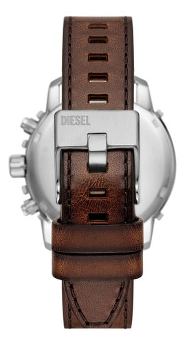 Diesel All-Gender 42mm Griffed Quartz Stainless Steel And Leather Watch 1