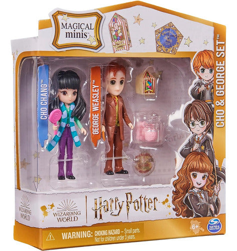 Spin Master Magical Minis George Weasley Y Cho Chang Set 4