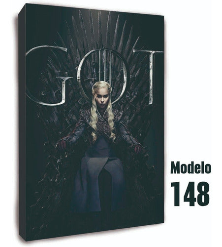 Laminas Argentina Cuadro De Game Of Thrones - Todas Las Series Y Personajes 1