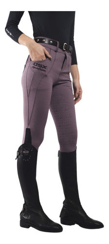 OSX QG Women's Riding Breeches with Fullgrip and Lycra Cuffs 11