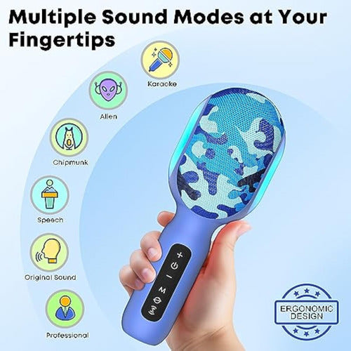 StageSound Karaoke Microphone, Wireless Bluetooth Microphone 3