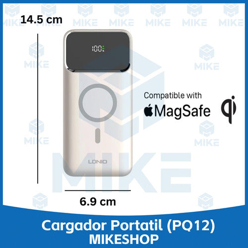 Ldnio Cargador Portátil Inalámbrico Magnético + USB 10000mAh Mike 2