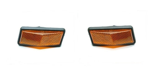 Set of 2 Fiat 128 Europa Side Turn Signal Lights with Fender for Fiat 128 Europa 0