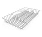 La Vidriera Regalos Cutlery Organizer Chrome Wire White Drawer 0