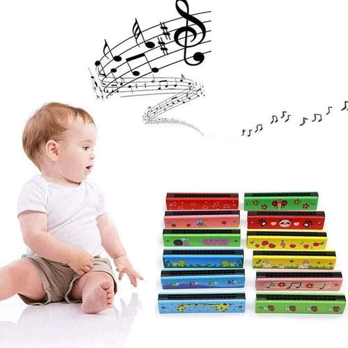 Armónica Musical Instrumentos De Música Para Niños Calidad 6