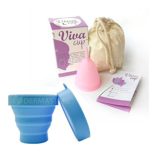 Vivacup Menstrual Cup + Pouch + Sterilizing Cup 36