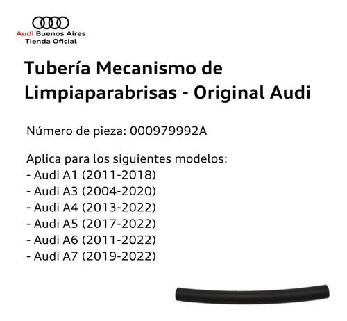 Audi Tubería De Mecanismo De Limpiaparabrisas Volkswagen Amarok 1