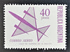 Argentina Air Mail Stamp GJ 1431 40P Without Filigree 1971 Mint L17179 1