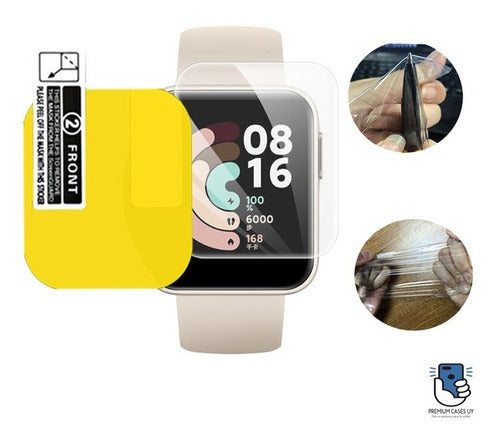 Premium Cases Uy Film Protector En Hydrogel Para Xiaomi Mi Watch Lite - Pcuy 2