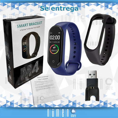 Smart Watch Smart Band M4 New with Oximeter + 2 Straps 18
