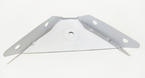 Set of 25 White Steel Wing Brackets 0