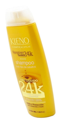 Kleno Egyptian Gold 24K Shampoo Brillo Y Proteccion 350ml 3